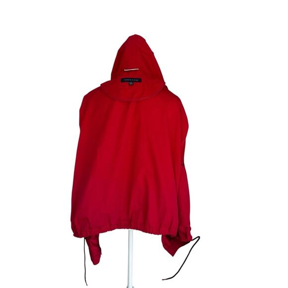 Tommy Hilfiger - Red Hooded Women's Jacket, dolman sleeves, Size: XXL - Picture 4 of 14